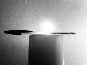 Une flamme à la bougie